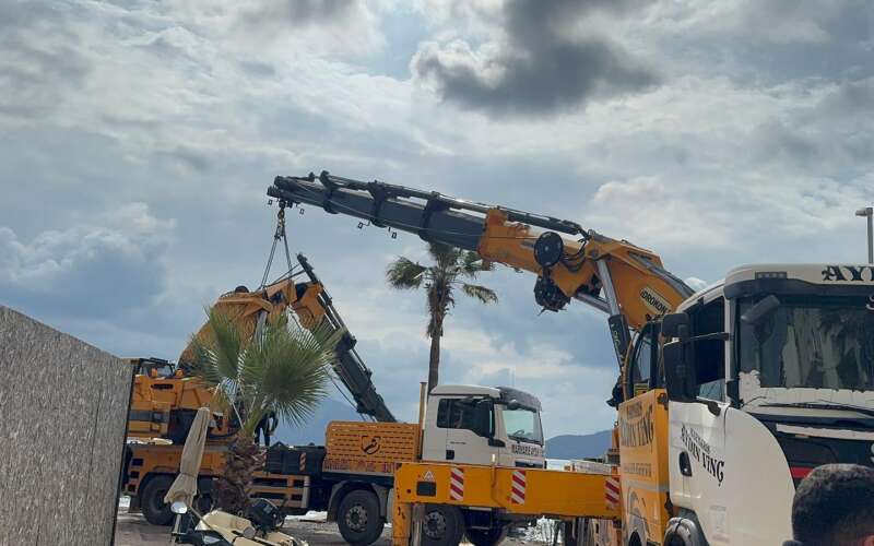 Marmaris’teki Vinç Kazasında Şüpheliler Adliyeye Sevk Edildi