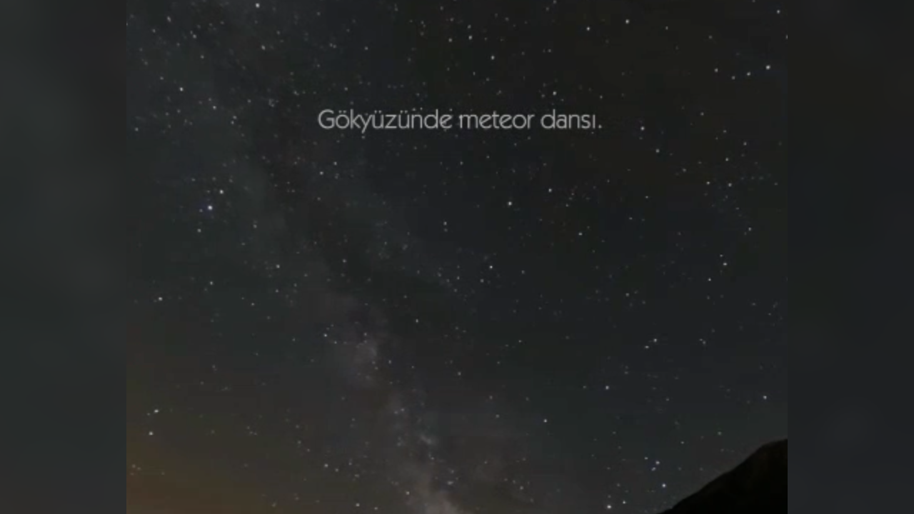 Fethiye Semalarında Görsel Şölen: Meteor Yağmuru ve Samanyolu Büyüledi