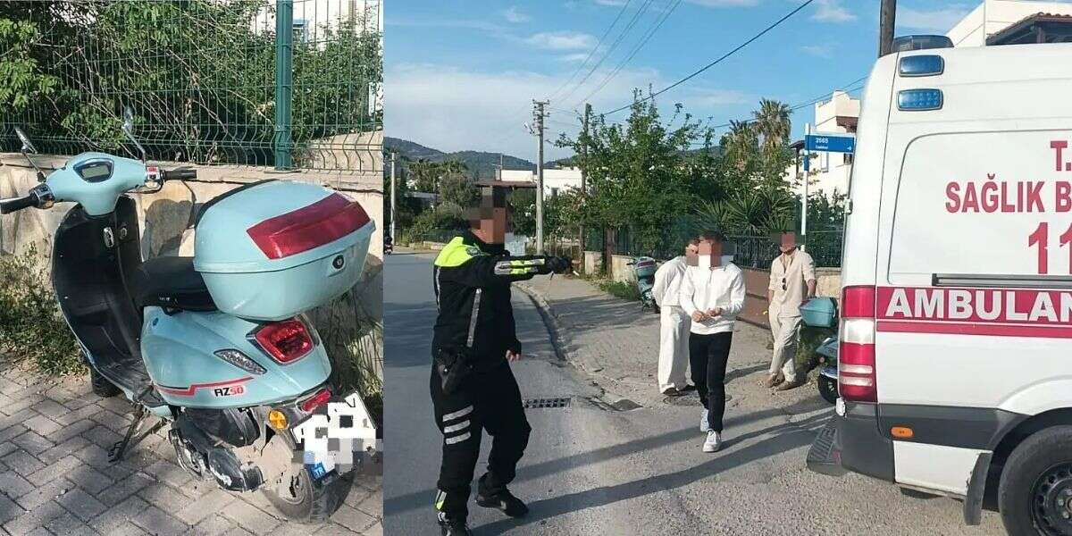 Bodrum’da Motosiklet Kazası