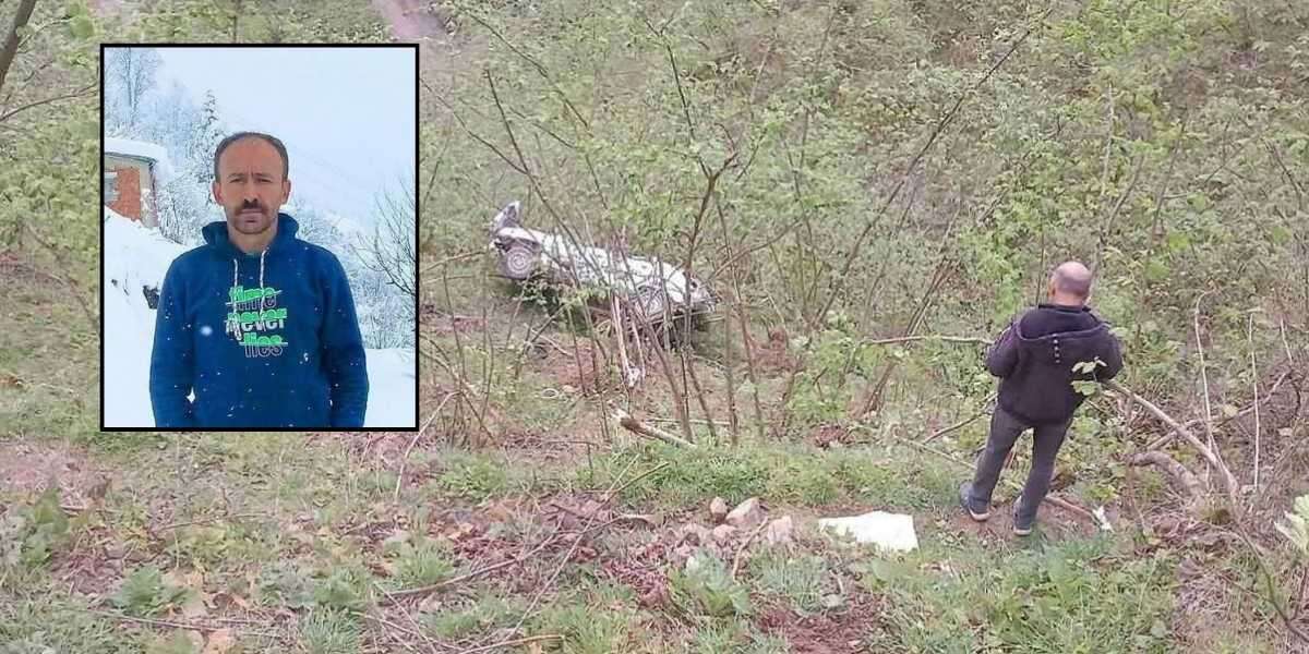 Otomobil Fındık Bahçesine Yuvarlandı: 1 Ölü