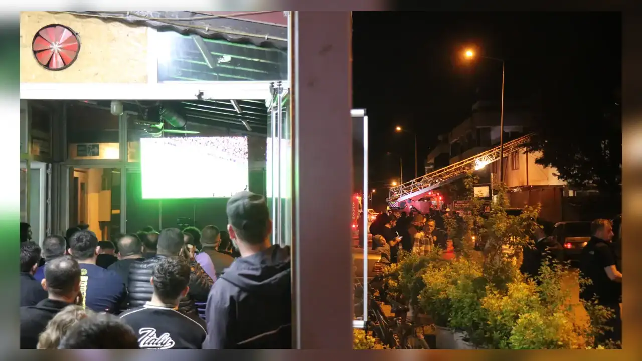 Mahalle Alev Alev Yanarken Derbi İzlemeye Devam Ettiler