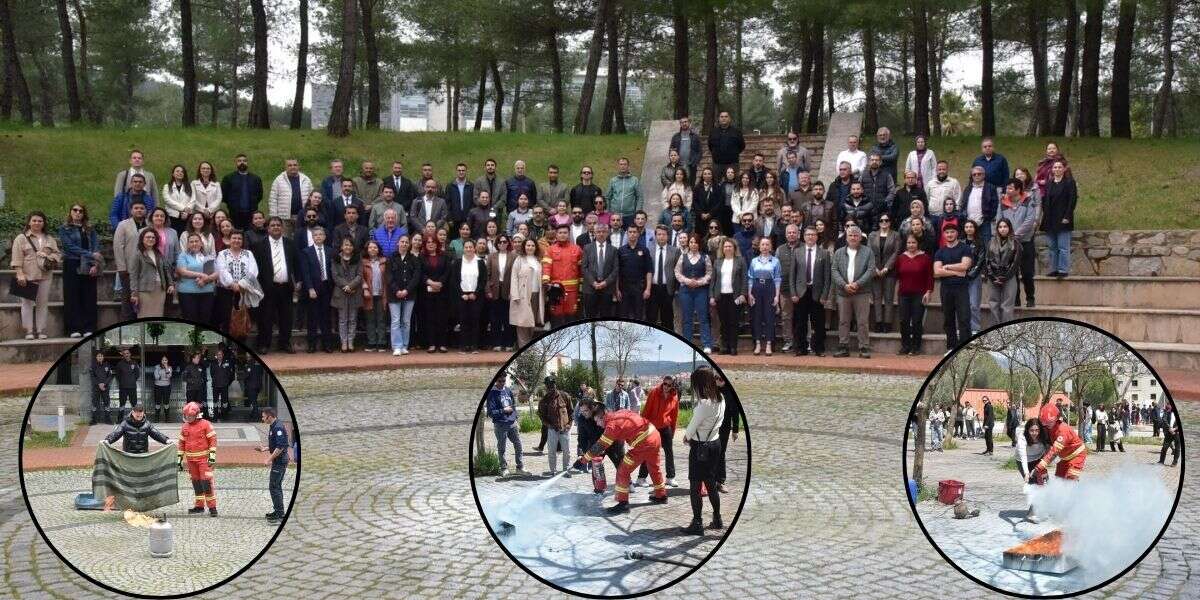 MSKÜ Personeline Teorik ve Uygulamalı Yangın Eğitimi
