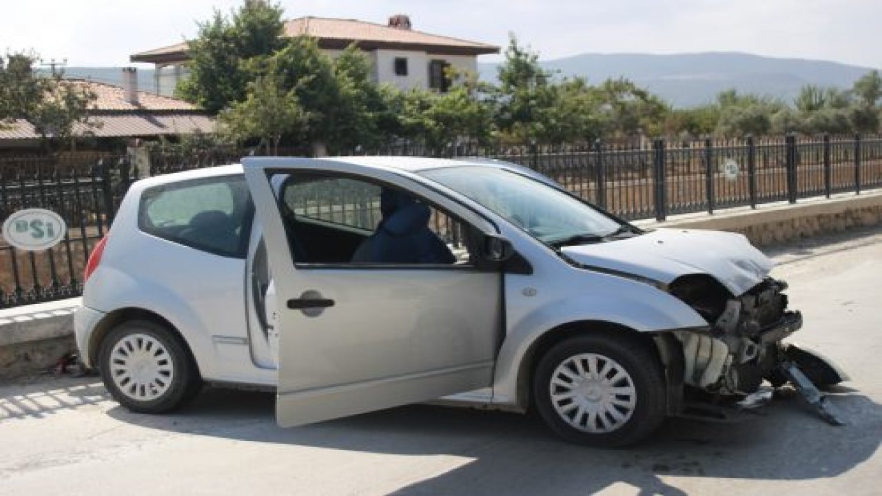 Trafik kazası; 1 yaralı