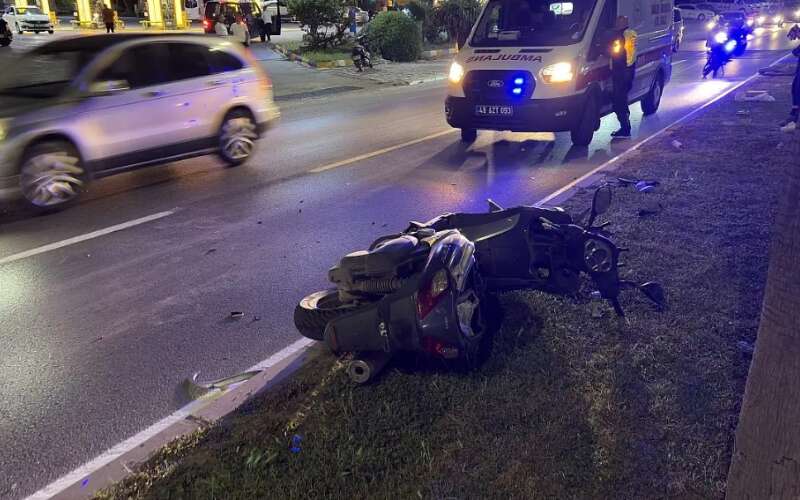 Muğla’da Beton Mikseri İle Motosiklet Çarpıştı: 1 Yaralı
