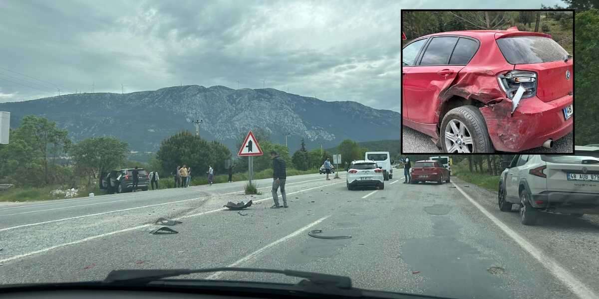 Muğla-Denizli Yolunda Trafik Kazası: Araçlar Hurdaya Döndü