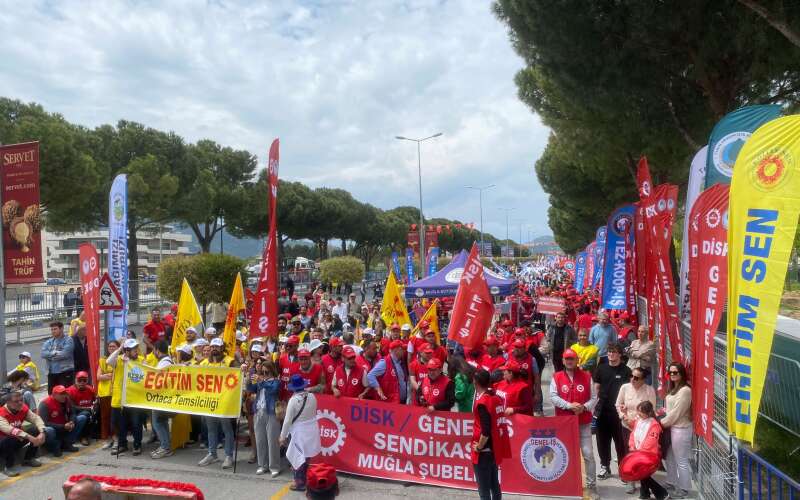 Muğla’da 1 Mayıs Mitingi Coşkuyla Gerçekleşti