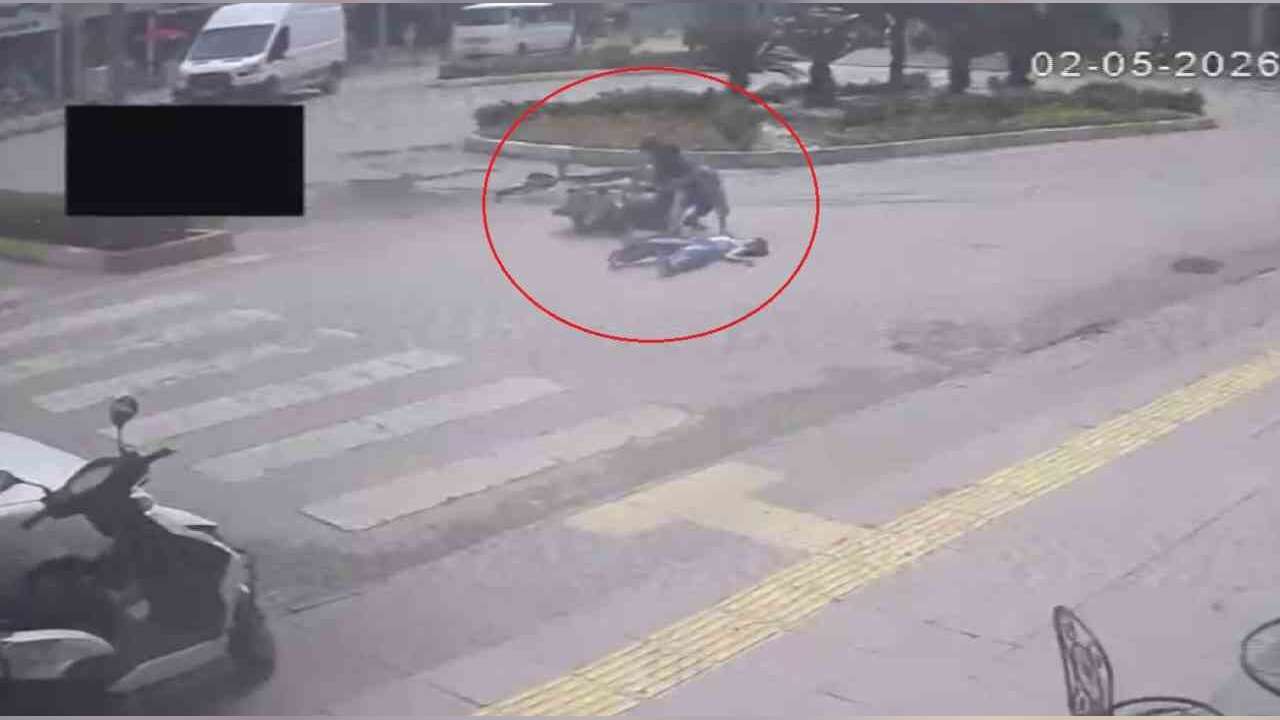Yaya Geçidinde Motosiklet İle Bisiklet Çarpıştı: 2’si Çocuk 3 Yaralı