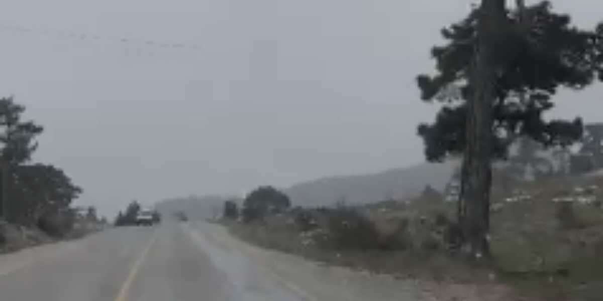 Bahar Ortasında Muğla’da Yağmur ve Kar Bir Arada