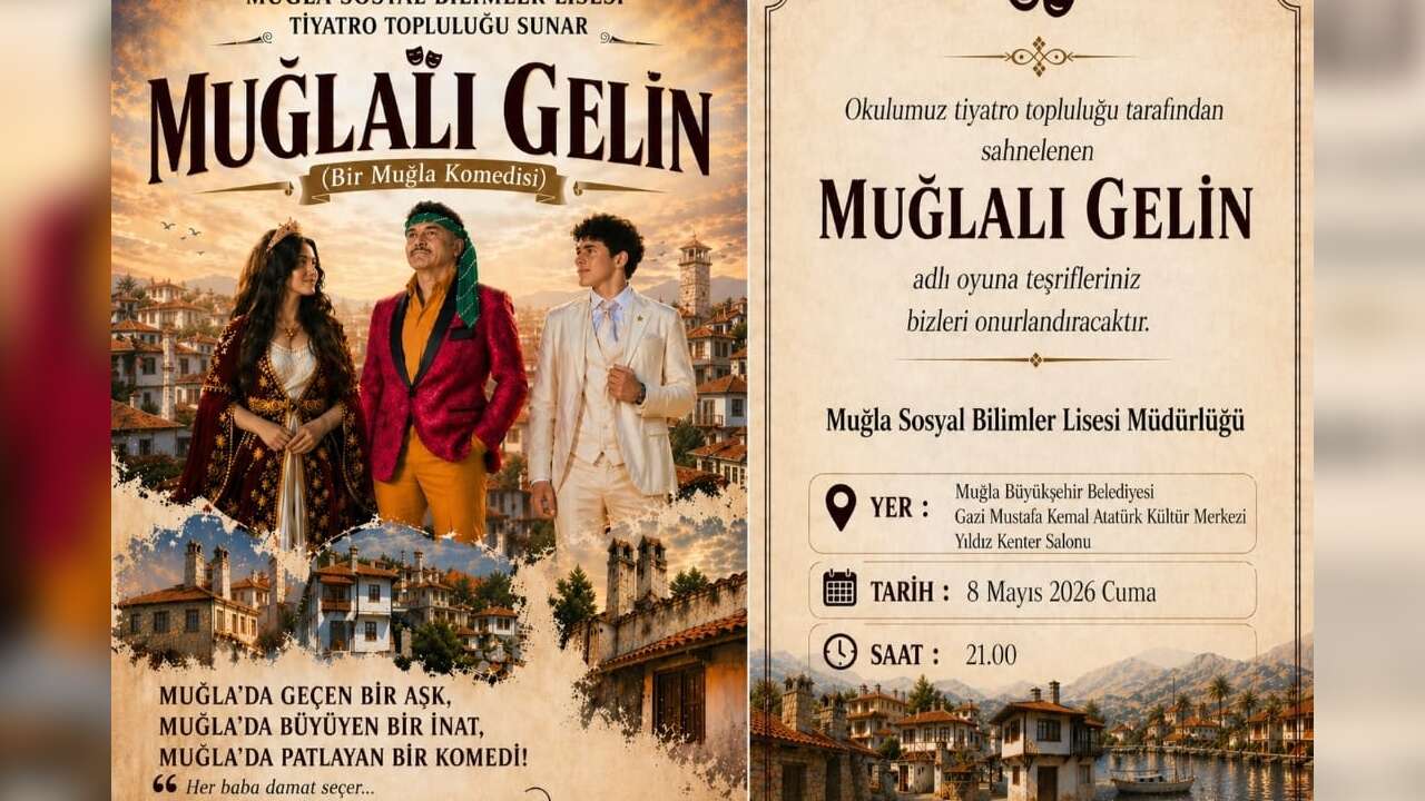 Muğla’da “Muğlalı Gelin” Sahnelenecek